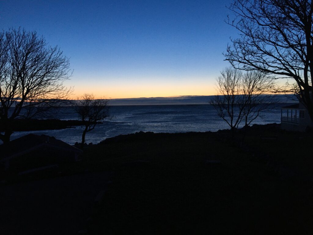 Sunrise at Pigeon Cove, Rockport, Massachusetts, USA March 2021